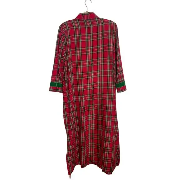 HOUSE OF MBR RED TARTAN BOUVIER LONG $385 NWT SIZE XL - Picture 11 of 14